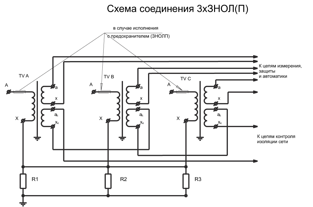 Трансформатор 3хЗНОЛ(П)-НТЗ-6(10)